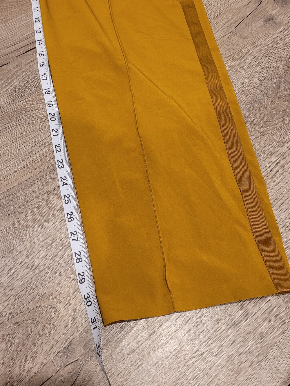 Athleta Nolita Wide Leg Pants Brass Yellow Gold Size 4 - Picture 8 of 8